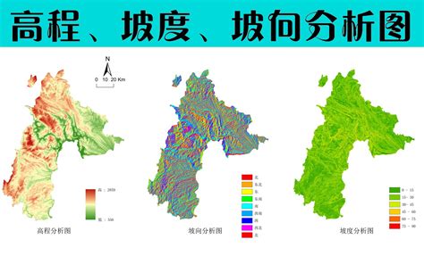 坡度分析圖